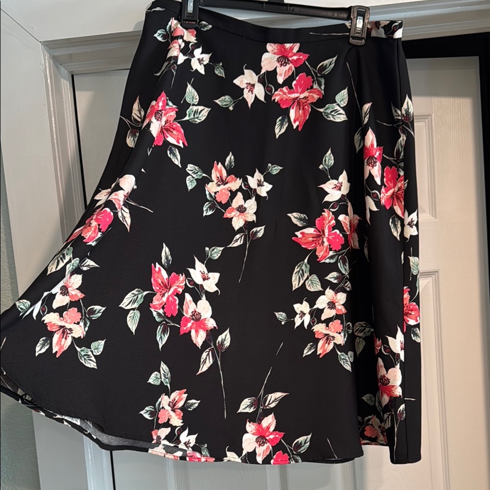 Van Heusen Red Pink Asymmetrical A-line Skirt Size 14